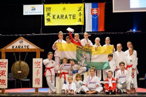 Športová škola karate tretia v pohárovej súťaži 