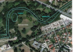 Brigádnici revitalizujú jazierko v mestskom parku