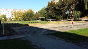 Výmena asfaltových povrchov na ihriskách  Prievidzi