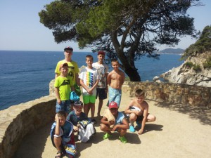 Judisti TJ SOKOL Prievidza  na letnom sústredení v Španielsku