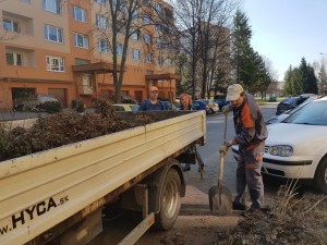 Ďakujeme obyvateľom, ktorí sa zapojili do jarného upratovania