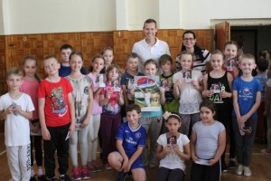 Olympijský víťaz Matej Tóth na návšteve v základnej škole 