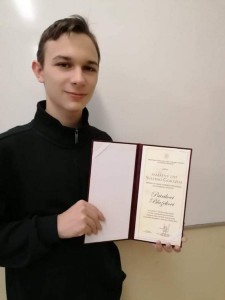 Žiak ZŠ, Ulica P. J. Šafárika získal ocenenie Pamätný list svätého Gorazda